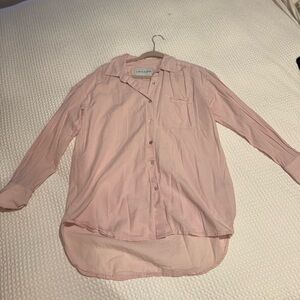 Urban Outfitters Light Pink Collared Shirt